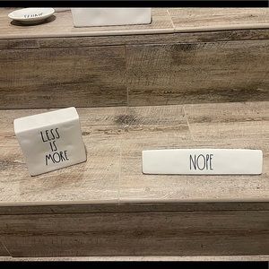 Rae Dunn Office signs